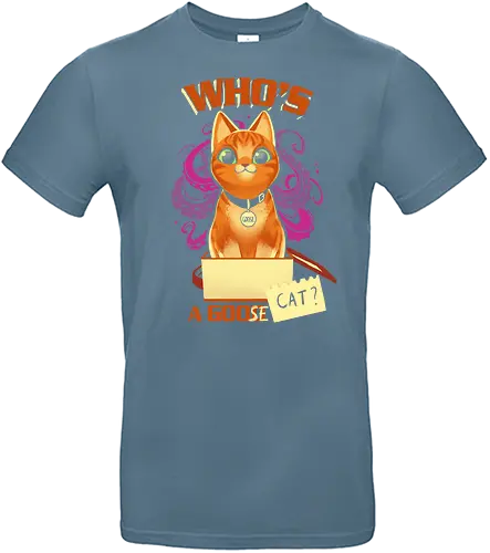 Who’s a Goose cat? - goose, captain, hero, heroine, comic, superhero, space, Tentacles, cat, katze - Standard T-Shirt