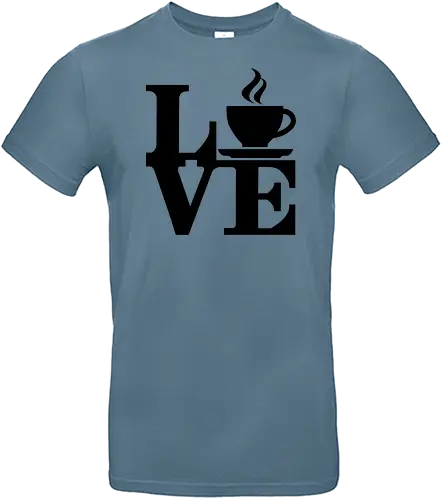 Coffee Love - kaffee, coffee, love, liebe, tasse kaffee, tasse - Standard T-Shirt