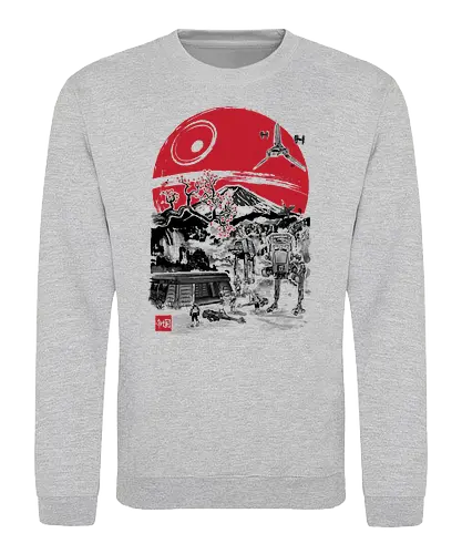 The Empire in Japan - space opera, forest, sci fi, science fiction, war, wars, star, stars, japan, nippon - Sweatshirt