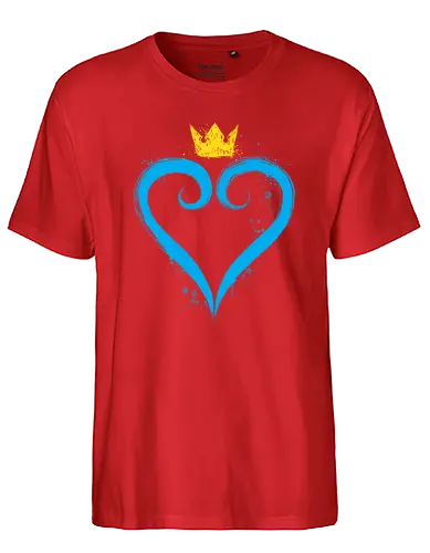 Kingdom Painting - kingdom, game, gaming, rpg, jrpg, hrts - Fairtrade T-Shirt