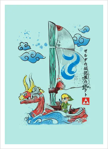 Sailing with the Wind Watercolor