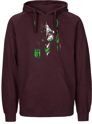 EVA01 ink - eva01, Shinji, NGE, evangelion, mecha, anime, classic - Fairtrade Hoodie