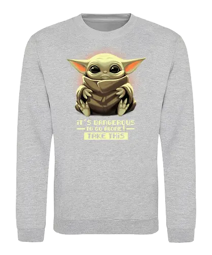 Take this Baby - alien, baby, child, space opera, scifi, mashup - Sweatshirt