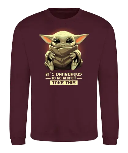 Take this Baby - alien, baby, child, space opera, scifi, mashup - Sweatshirt