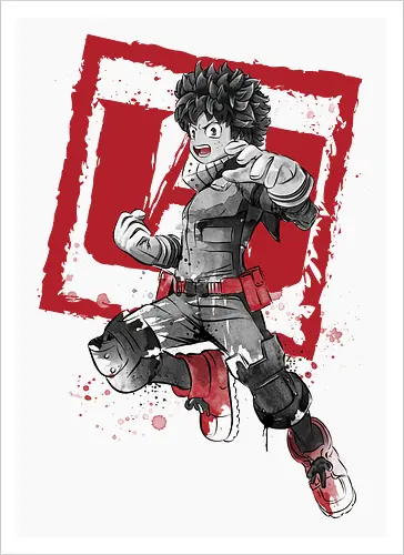 Deku Sumi-e