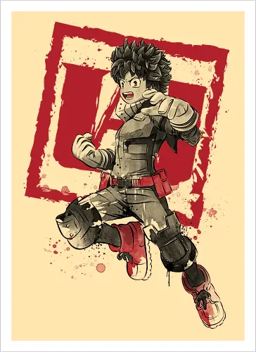 Deku Sumi-e