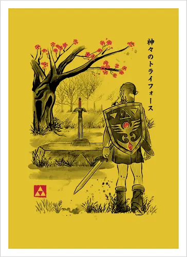 A Hero of Time to the Sumi-e