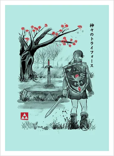 A Hero of Time to the Sumi-e