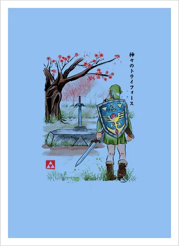 A Hero of Time to the Watercolor