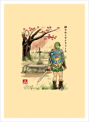 A Hero of Time to the Watercolor