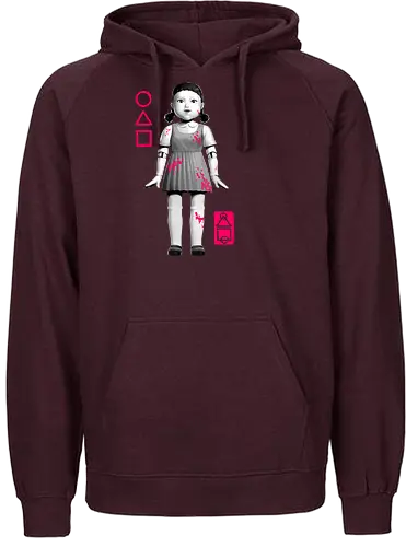 Green Light Red Light - squid, game, k-drama, tv - Fairtrade Hoodie