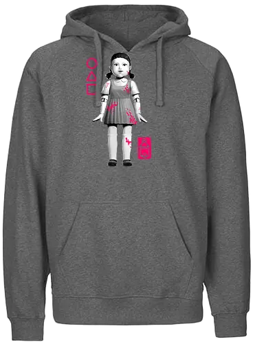 Green Light Red Light - squid, game, k-drama, tv - Fairtrade Hoodie
