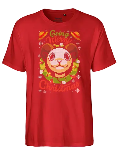 Going Merry Christmas - christmas, weihnachten, piece, pirate, Ugly swter - Fairtrade T-Shirt