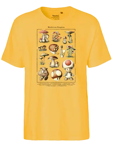Mushroom Kingdom - mushroom, Funghi, pilz, gaming - Fairtrade T-Shirt
