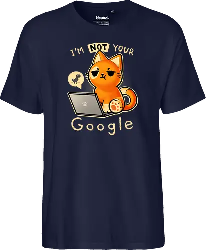 Not your Google - suche, katze, cat, srch - Fairtrade T-Shirt