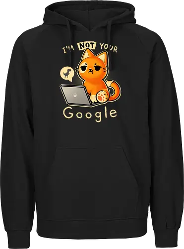 Not your Google - suche, katze, cat, srch - Fairtrade Hoodie