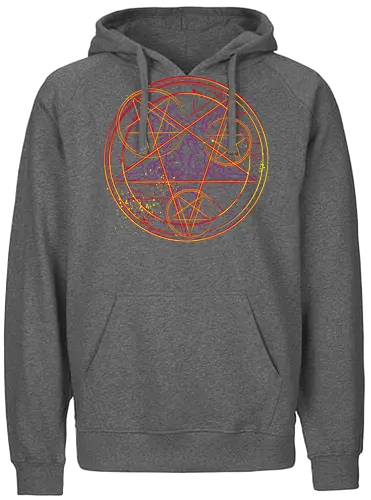 Pentagram - doom, gaming, satan, occult, pentagram - Fairtrade Hoodie