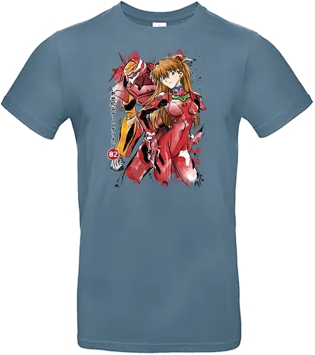UNIT-02 - anime, manga, evangelion, Unit - Standard T-Shirt