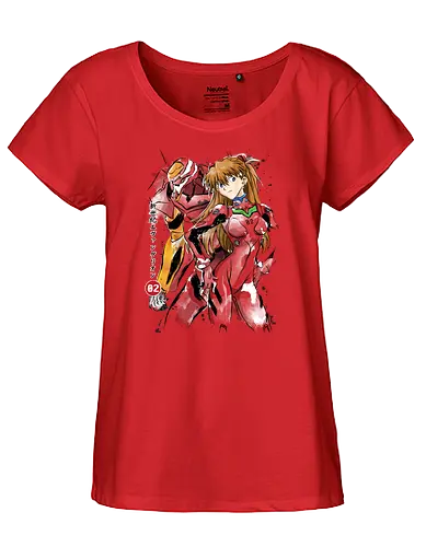 UNIT-02 - anime, manga, evangelion, Unit - Fairtrade Girl Shirt