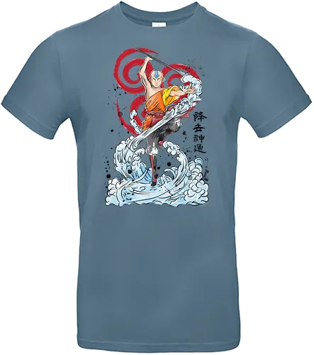 The Power of the Air Nomads - last, air, anime, watercolor, Bender - Standard T-Shirt