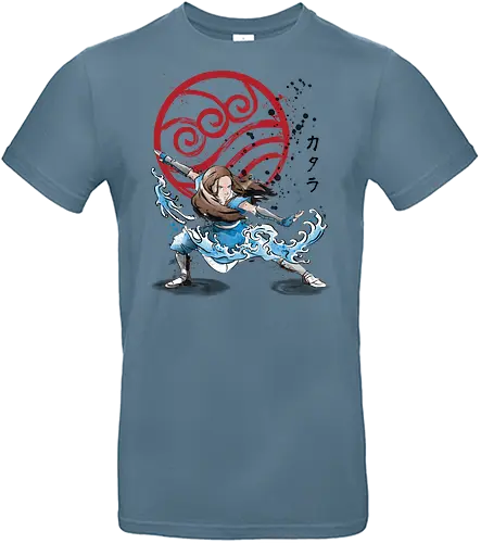 The Power of the Water Tribe - last, Bender, water, wasser, anime, watercolor - Standard T-Shirt