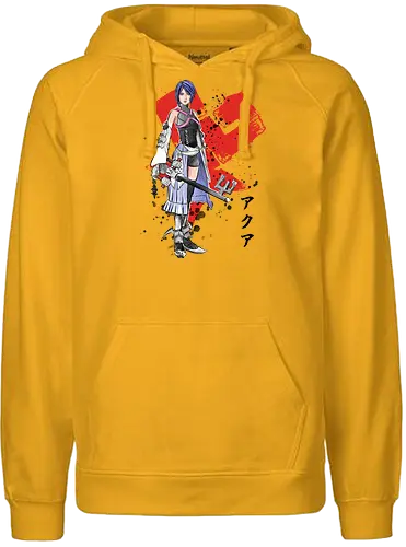 Keyblade Master Aqua - gaming, kingdom, Keyblade, console, hrts - Fairtrade Hoodie