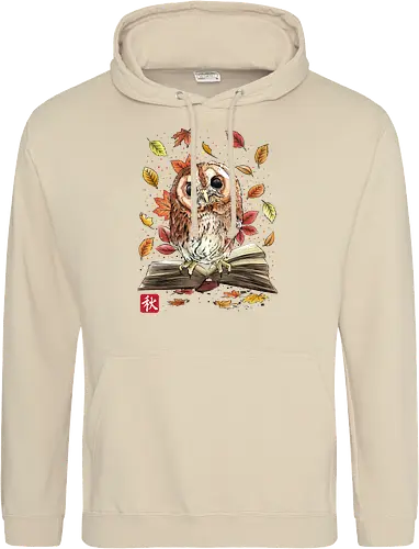 Owl Leaves and Books