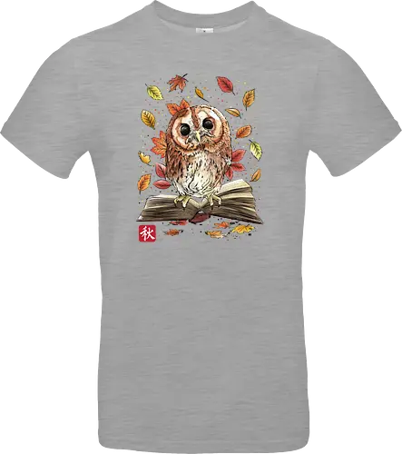 Owl Leaves and Books