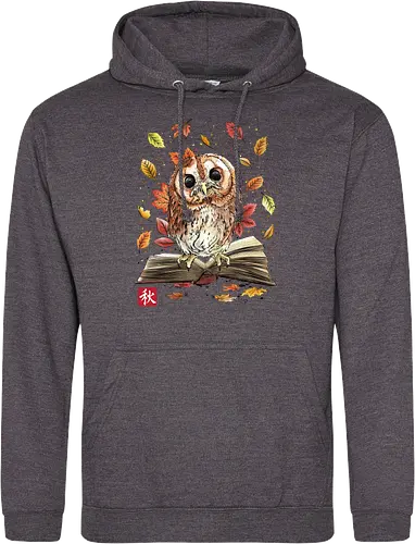 Owl Leaves and Books