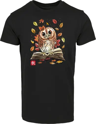 Owl Leaves and Books