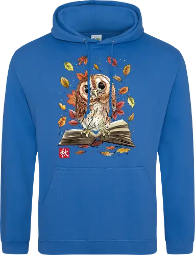 Owl Leaves and Books