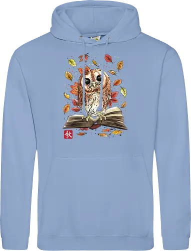 Owl Leaves and Books