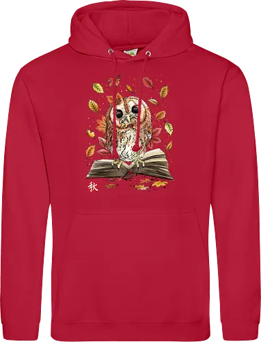 Owl Leaves and Books