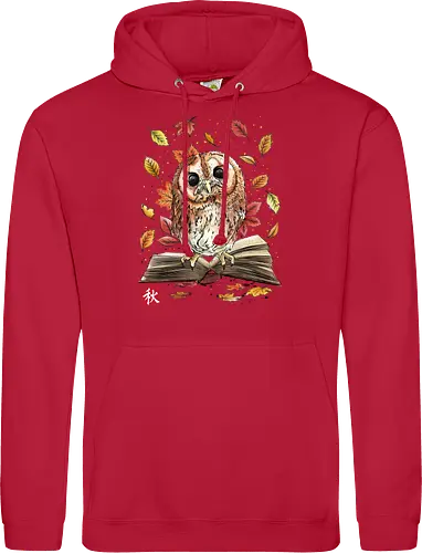 Owl Leaves and Books