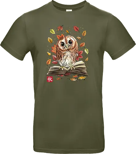 Owl Leaves and Books