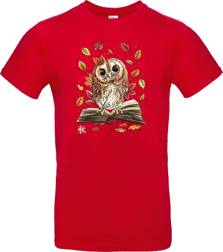 Owl Leaves and Books