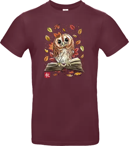 Owl Leaves and Books