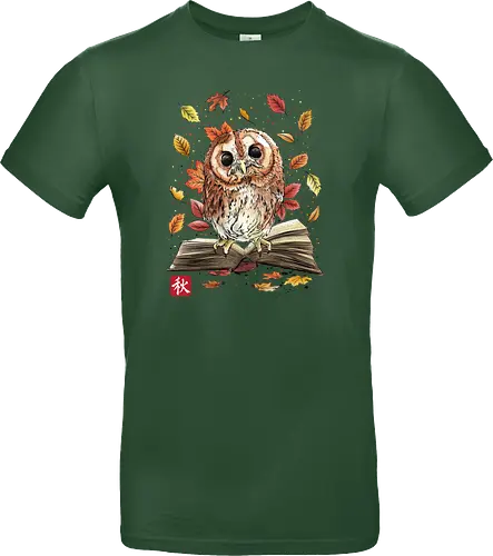 Owl Leaves and Books