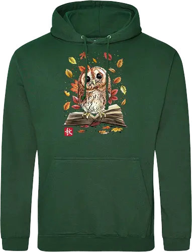 Owl Leaves and Books