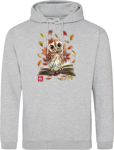 Owl Leaves and Books