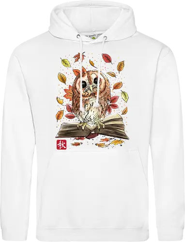 Owl Leaves and Books