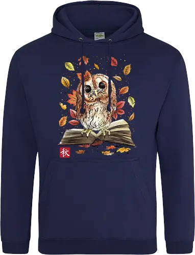 Owl Leaves and Books