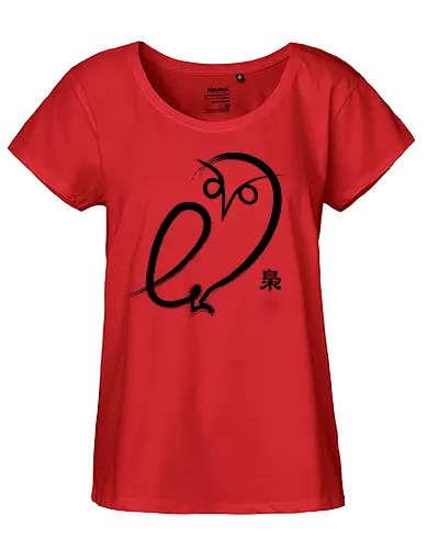 Fukuro - owl, japan, art, kunst, tier, animal - Fairtrade Girl Shirt