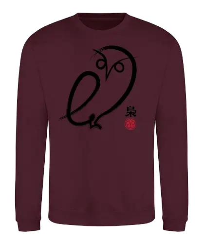 Fukuro - owl, japan, art, kunst, tier, animal - Sweatshirt