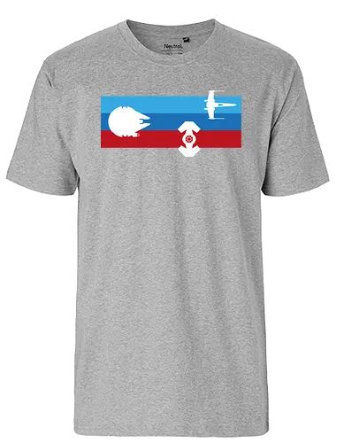 Minimalist Spaceships - space opera, ship, sci-fi - Fairtrade T-Shirt