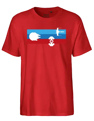 Minimalist Spaceships - space opera, ship, sci-fi - Fairtrade T-Shirt