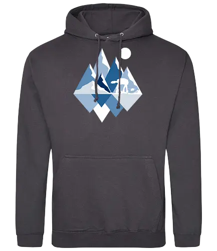 Ice Planet View - ice planet, scifi, view, space opera, movie, film - Standard Hoodie