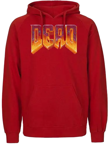 Dead Doomed - doom, gaming, mashup, art, dead - Fairtrade Hoodie
