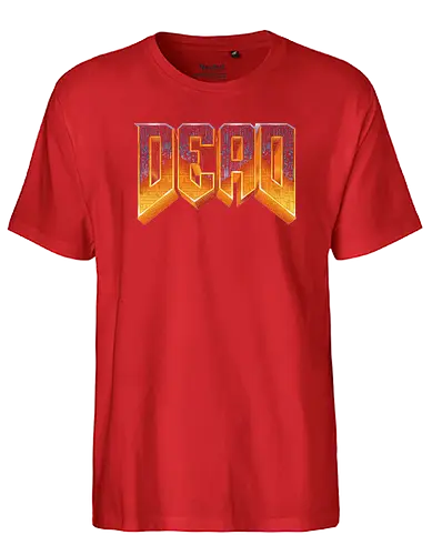 Dead Doomed - doom, gaming, mashup, art, dead - Fairtrade T-Shirt