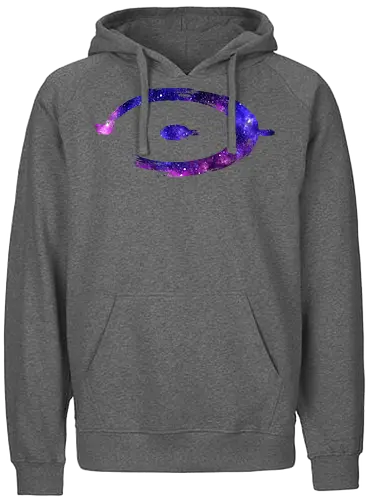 Purple Space - gaming, space, scifi, master, chief, purple - Fairtrade Hoodie